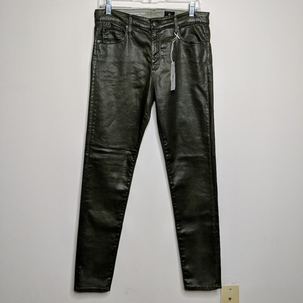 AG Farrah Skinny Ankle Leatherette - Sz 31R - NWT